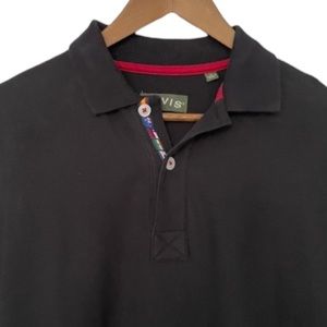 Men’s Orvis polo shirt with flag embellishment